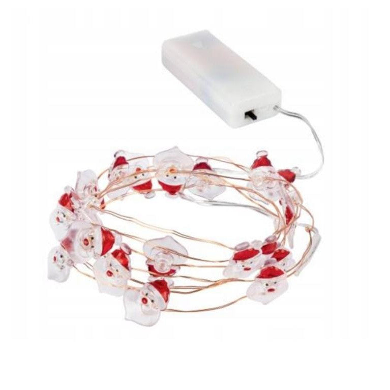 Livarno 90.5-inch LED Santa Claus Christmas String Lights, Warm White Decor